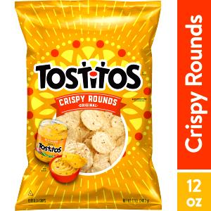 1 Oz Tortilla Chips, Crispy Round