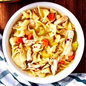 1 Oz Turkey Noodle Soup (Home Recipe)