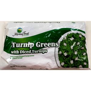 1 Oz Turnip Greens and Turnips (Frozen)