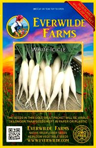 1 Oz White Icicle Radishes