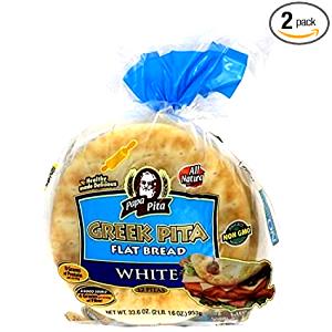 1 Oz White Pita Bread (Enriched)