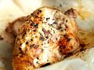 1 Oz, With Bone Cooked, Without Skin (yield After Bone Removed) Grilled Chicken (Skin Not Eaten)