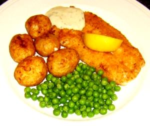 1 Oz, With Bone (yield After Cooking, Bone Removed) Fried Floured or Breaded Haddock