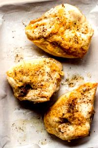 1 Oz, With Bone (yield After Cooking, Bone Removed) Roasted Broiled or Baked Chicken Breast