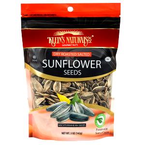 1 Oz, With Hulls, Edible Yield Dry Roasted Hulled Sunflower Seeds