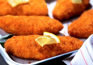 1 Pacific Cod Fillet (6-1/4" X 3" X 3/8") Baked Breaded or Battered Cod