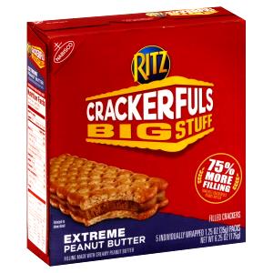 1 pack (35 g) Crackerfuls Big Stuff - Extreme Peanut Butter