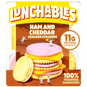 1 Pack Cracker Stackers, Lean Ham & Cheddar Lower Fat