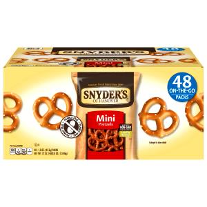 1 package (12 g) Mini Pretzels