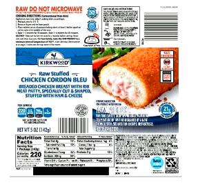 1 package (142 g) Chicken Cordon Bleu