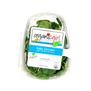 1 package (142 g) Organic Baby Spinach