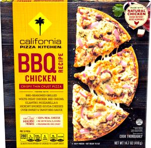 1 package (170 g) Thin Crust BBQ Recipe Chicken Pizza