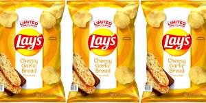 1 package (2 oz) Cheesy Garlic Bread Flavored Chips (Packge)