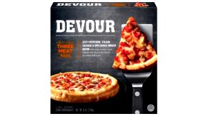 1 package (226 g) Deep Dish Three Meat Pizza