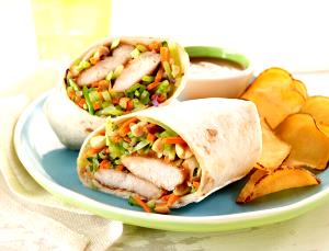 1 package (233 g) Thai-Style Peanut Chicken Wrap