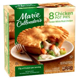 1 package (238 g) Crustless Chicken Pot Pie