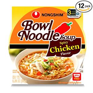 1 package (238 g) Ramen Noodle Bowl with Chicken & Veggies