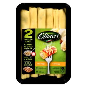 1 package (241 g) Four Cheese Manicotti