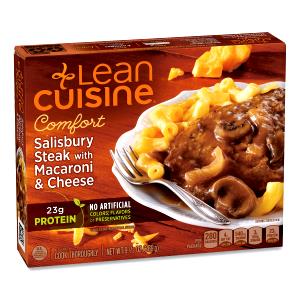 1 package (269 g) Comfort Salisbury Steak with Macaroni & Cheese