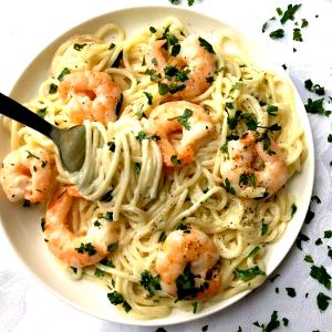 1 package (272 g) Shrimp Alfredo