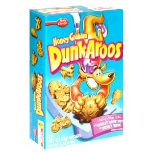 1 package (28 g) Honey Graham Dunkaroos with Chocolate Frosting