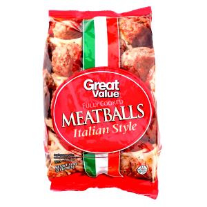 1 package (280 g) Italian Style Meatballs with Pasta