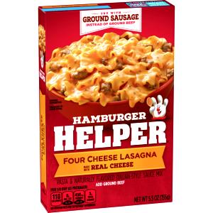 1 package (284 g) Four Cheese Lasagna