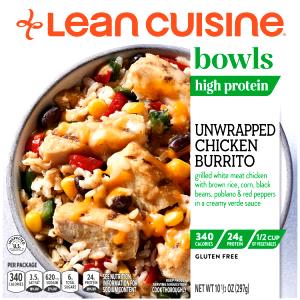 1 package (297 g) Unwrapped Chicken Burrito Bowl