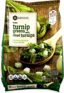 1 Package (3 Lb) Turnip Greens and Turnips (Frozen)