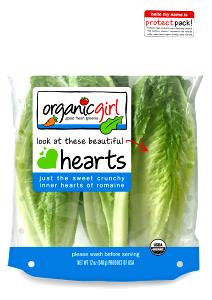 1 package (3 oz) Singles Hearts of Romaine