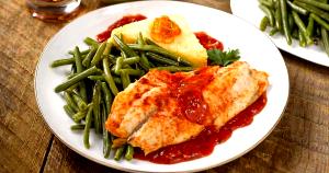 1 package (340 g) Tilapia with Smoky Tomato Sauce & Polenta