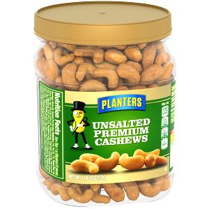 1 package (35 g) Unsalted Cashews