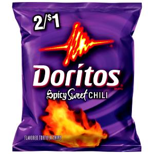 1 package (35.4 g) Spicy Sweet Chili Tortilla Chips (35.4g)