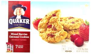 1 package (38 g) Crunchy Oat Granola Cookies - Mixed Nuts