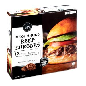 1 package (4 oz) Angus Burger (Package)