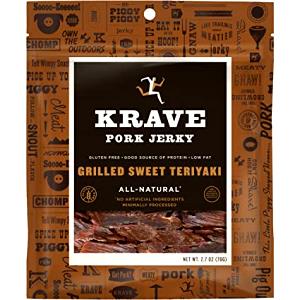 1 package (42 g) Grilled Sweet Teriyaki Pork Jerky (Packge)