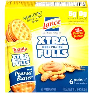 1 package (42.5 g) Toasty Crackers Xtra Fulls