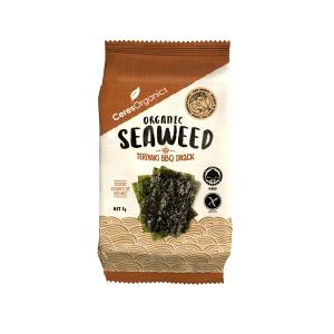 1 package (5 g) Organic Roasted Teriyaki Seaweed Snack