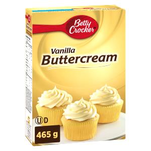 1 package (52 g) Vanilla Buttercream Cupcake