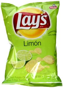 1 package (53.1 g) Limon Potato Chips