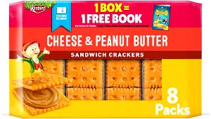 1 package (6 crackers) (36 g) Reduced Fat Cheese Crackers with Peanut Butter