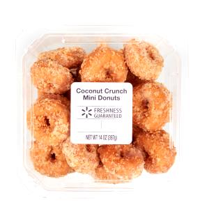 1 package (6 mini donuts) (96 g) Coconut Crunch Mini Donuts