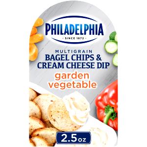 1 package (70.8 g) Multigrain Bagel Chips & Cream Cheese Dip - Strawberry