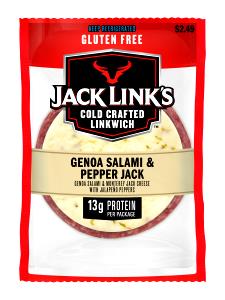 1 package (71 g) Cold Crafted Linkwich Genoa Salami & Pepper Jack