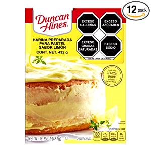 1 Package (8 Oz) White Cake (Dry Mix, Special Dietary, Includes Lemon Flavored)