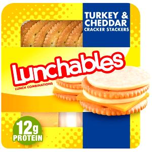 1 package (90 g) Lunchables Turkey & Cheddar with Crackers