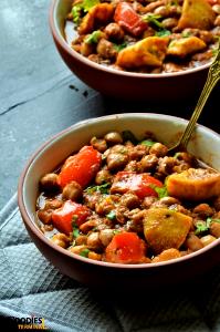 1 Package Alu Chole Entree, Vegan