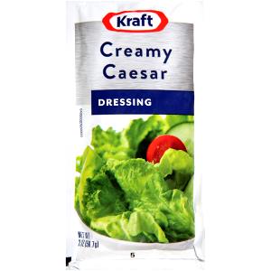 1 package Creamy Caesar Salad Dressing with Diced Chicken