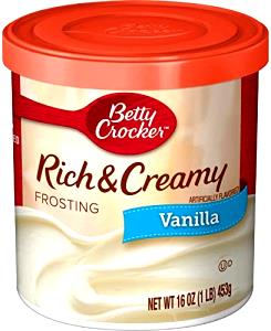 1 Package Frosting Mix, Vanilla, Creamy