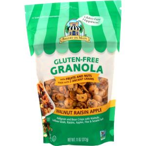 1 Package Gluten Free Apple Raisin Walnut Granola, Snack Size